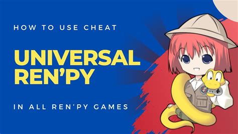 universal renpy mod|renpy universal cheat.